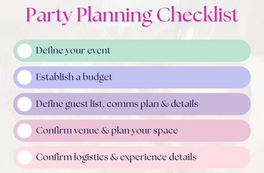 Party Planning Checklist