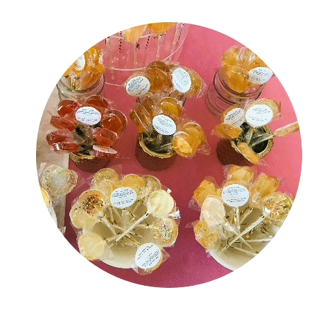 Taste and sample each of Sweet Kee's core candy flavors with this tasting kit consisting of 8 1.5" lollipops.