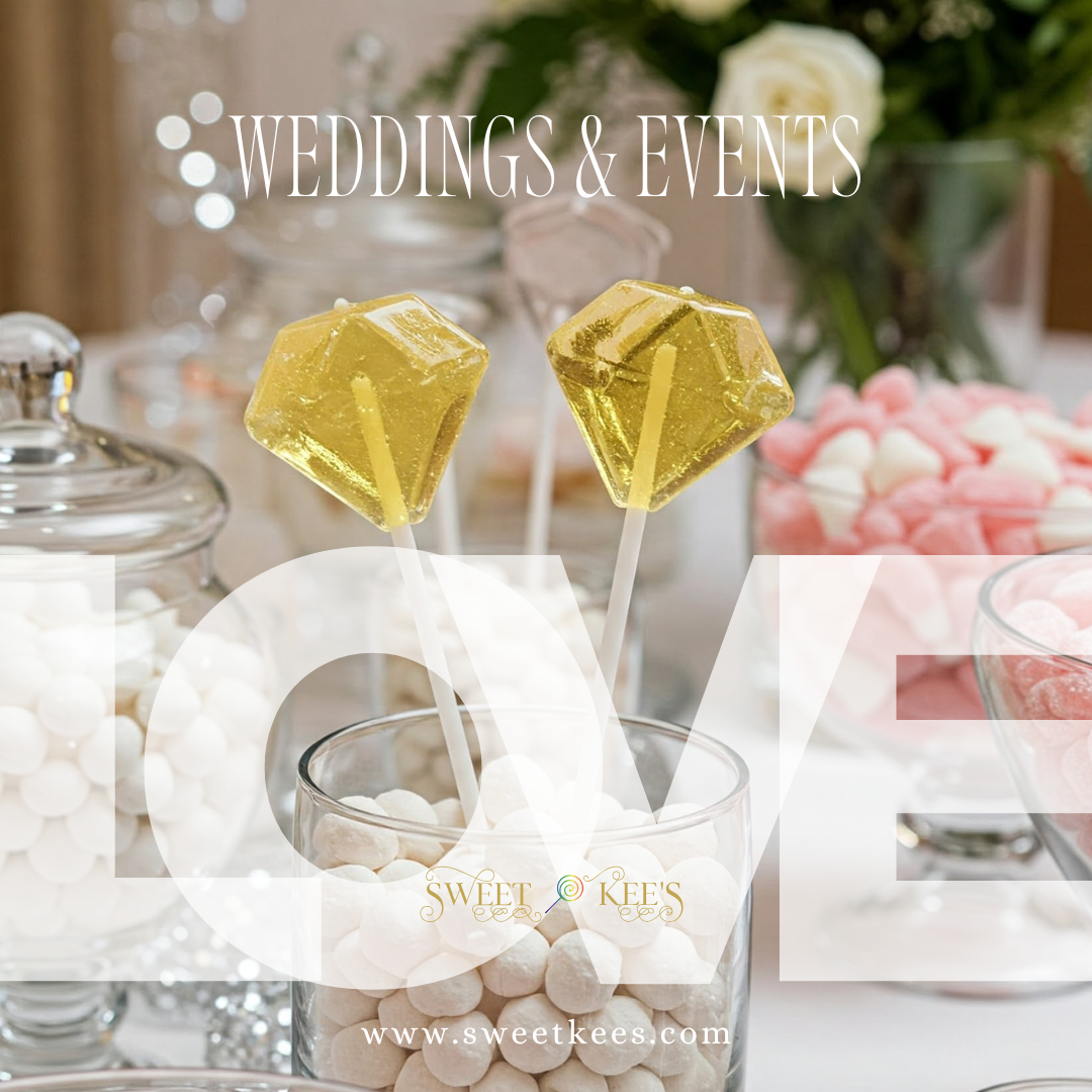 Bulk Quantity (25) Diamond Lollipops