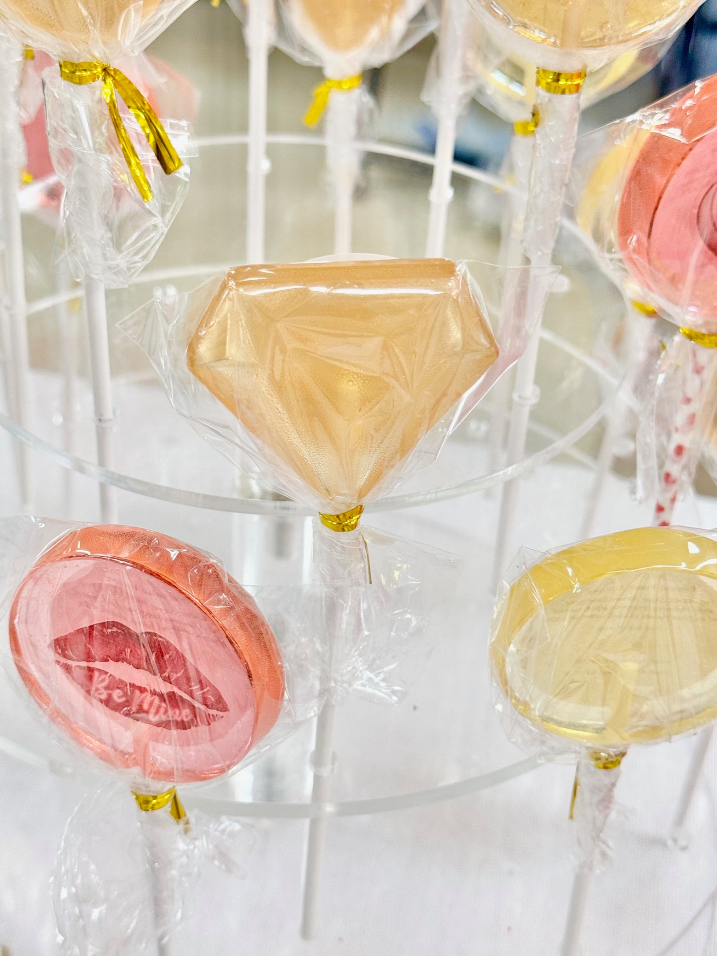 Bulk Quantity (25) Diamond Lollipops