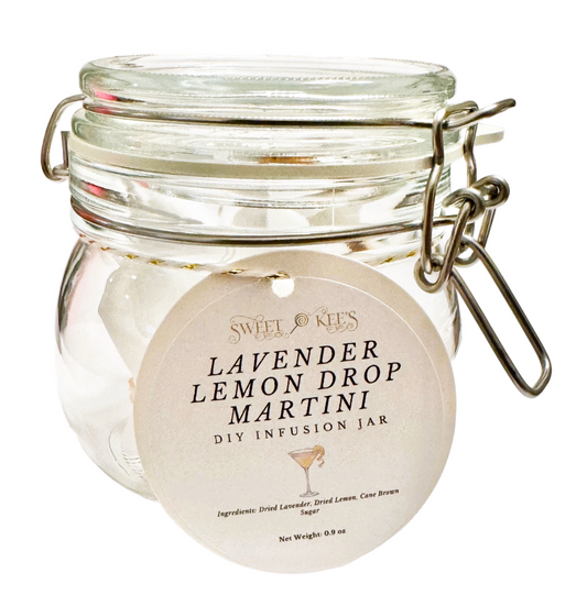 Lavender Lemon Drop Martini Infusion Jar