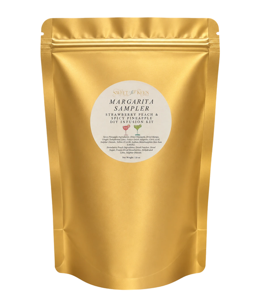 Strawberry Peach Margarita and Spicy Pineapple Margarita Infusion Sampler Bag