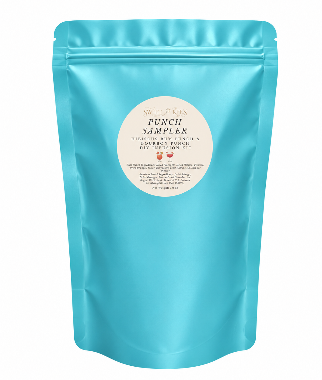 Bourbon Punch and Hibiscus Rum Punch Infusion Sampler Bag