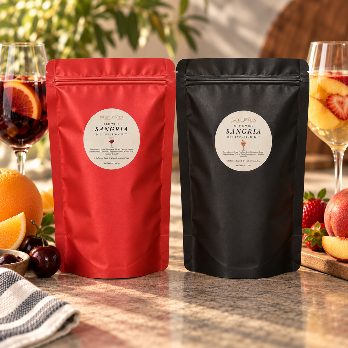 Bulk Quantity (10) Sangria Wine Infusion Bags