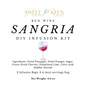 DIY red wine sangria infusion kit. Contains 2 sets of infusion ingredients.