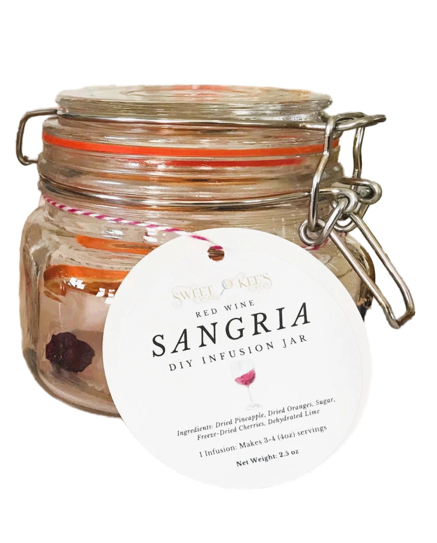 Sangria wine infusion jar - just add wine to create a sangria.