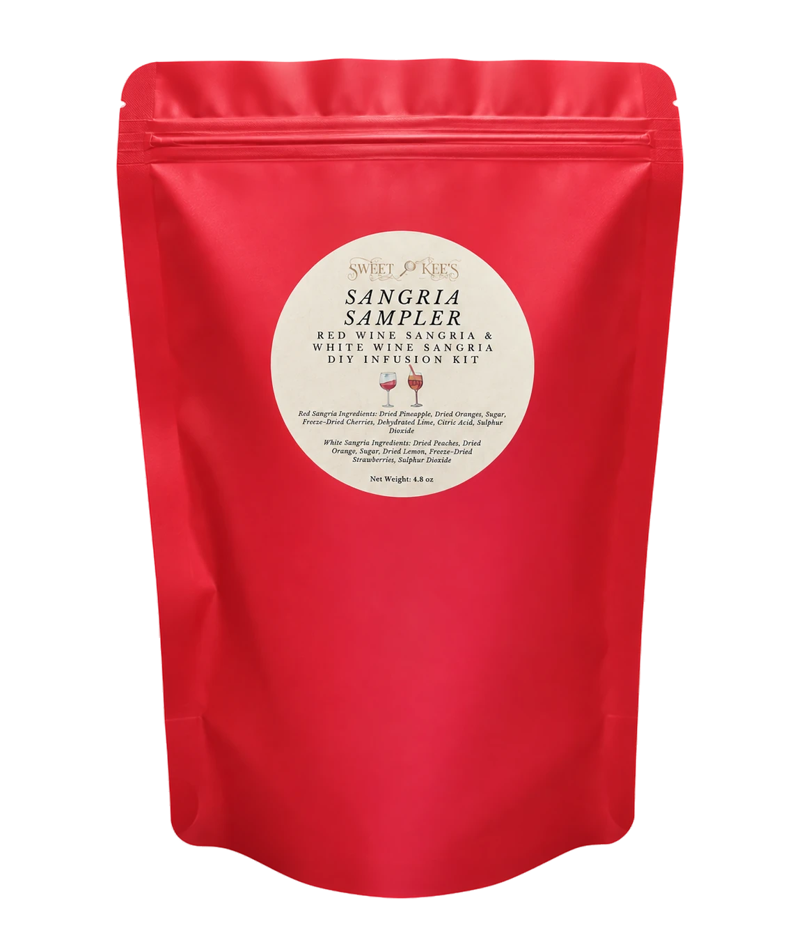 Red Wine Sangria and White Wine Sangria Infusion Sampler Bag