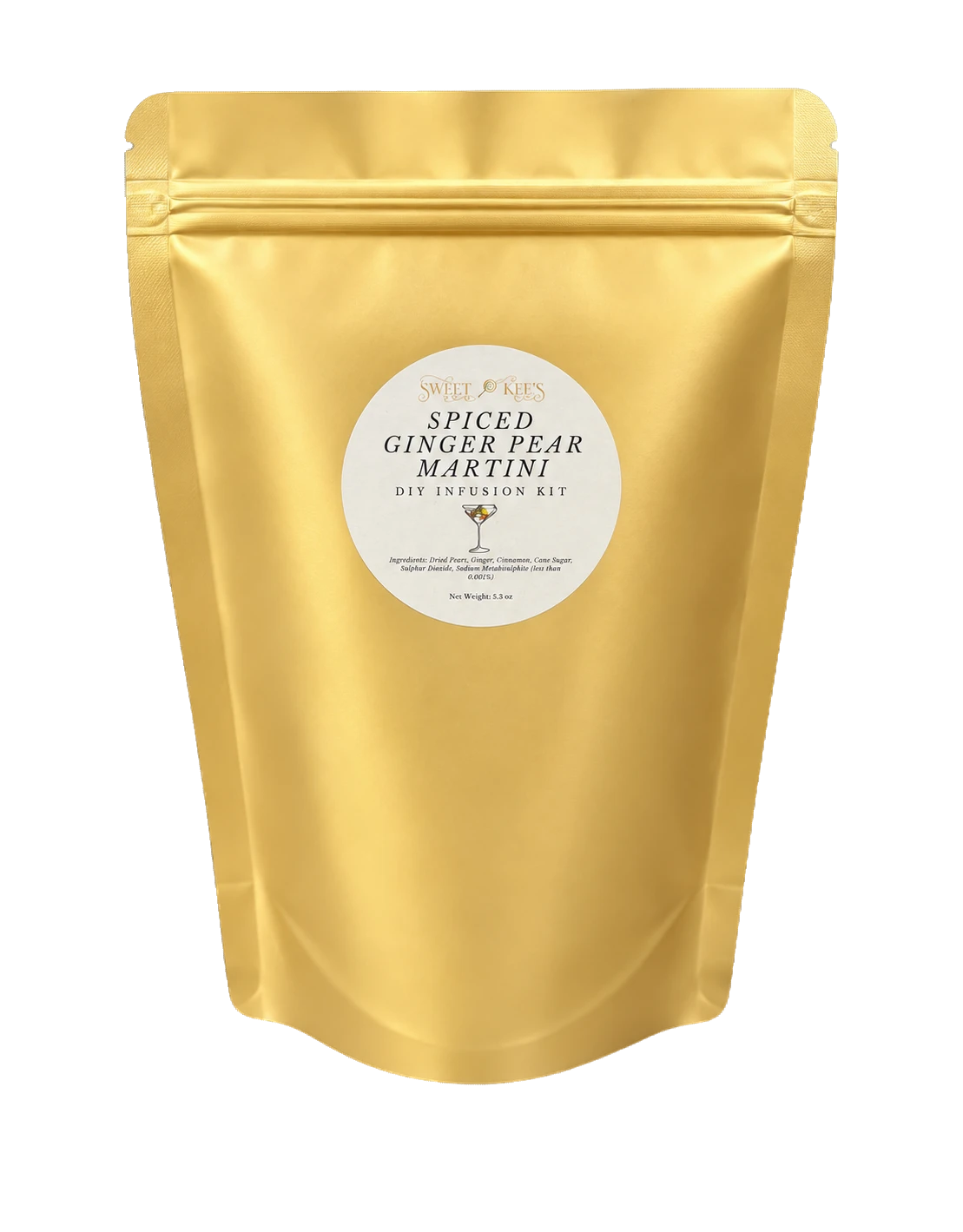 Spiced Ginger Pear Martini Cocktail Infusion Bag 2pk